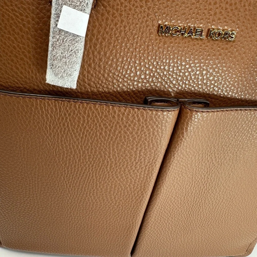 Michael Kors Women's Leather Jet Set Travel Tote Bag Purse NEW - Picture 8 of 12